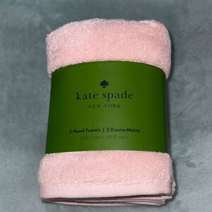 kate spade Soft Pink Hand Towels